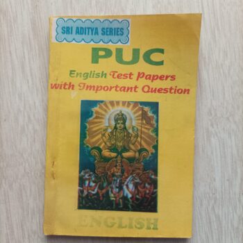 PUC English Test Papers With Important Question